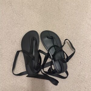 A.emery black Elmer sandals never worn size 41 EU/W 10